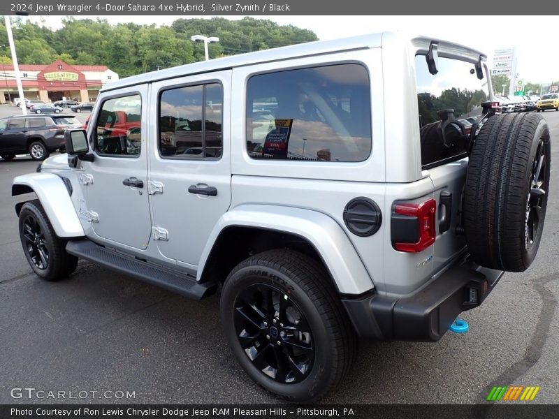 Silver Zynith / Black 2024 Jeep Wrangler 4-Door Sahara 4xe Hybrid