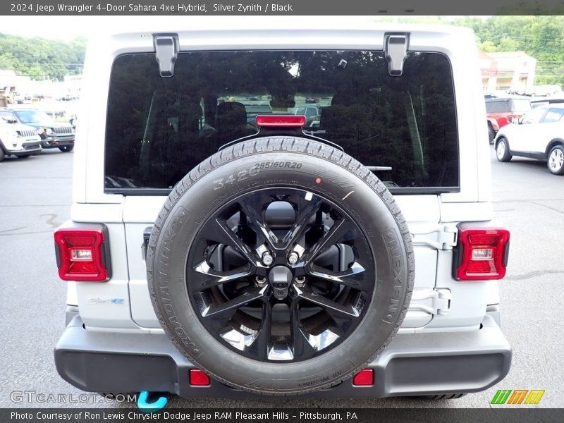 Silver Zynith / Black 2024 Jeep Wrangler 4-Door Sahara 4xe Hybrid