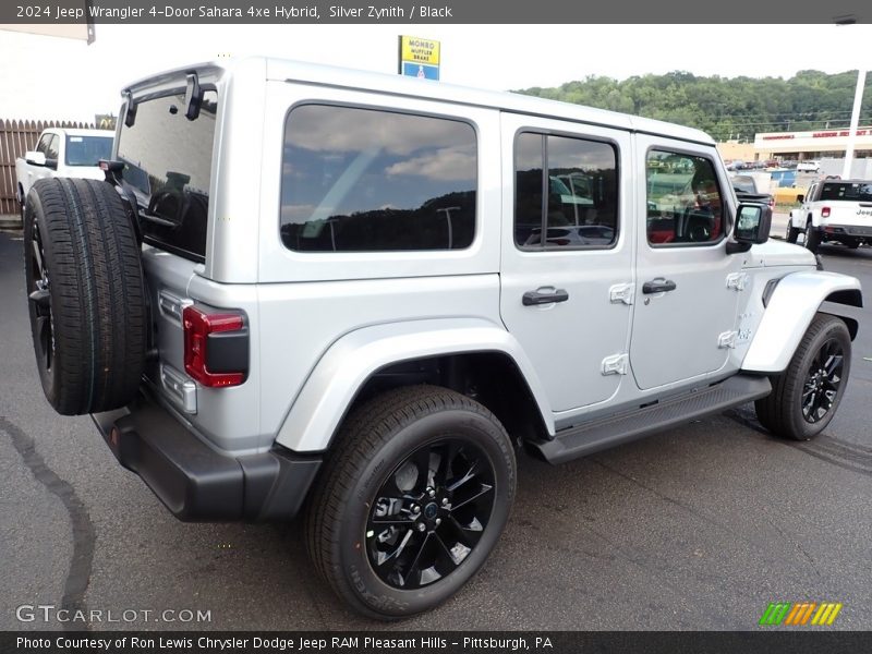 Silver Zynith / Black 2024 Jeep Wrangler 4-Door Sahara 4xe Hybrid
