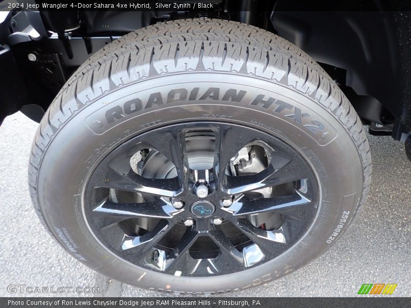 Silver Zynith / Black 2024 Jeep Wrangler 4-Door Sahara 4xe Hybrid