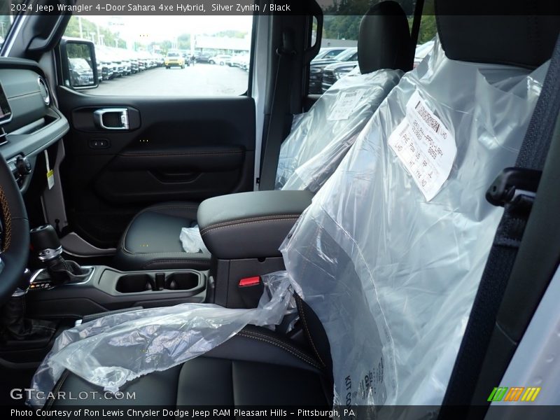 Silver Zynith / Black 2024 Jeep Wrangler 4-Door Sahara 4xe Hybrid