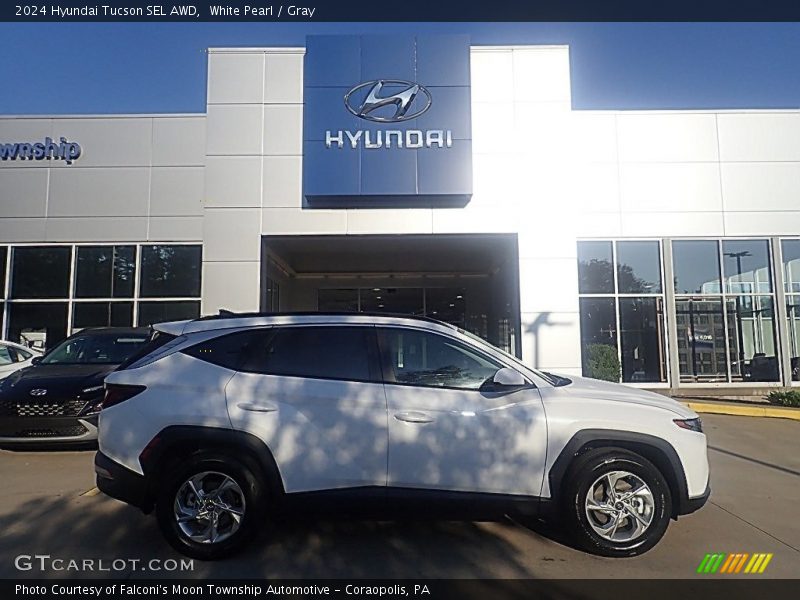 White Pearl / Gray 2024 Hyundai Tucson SEL AWD
