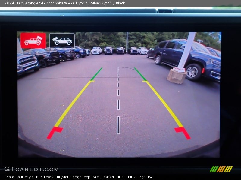 Silver Zynith / Black 2024 Jeep Wrangler 4-Door Sahara 4xe Hybrid