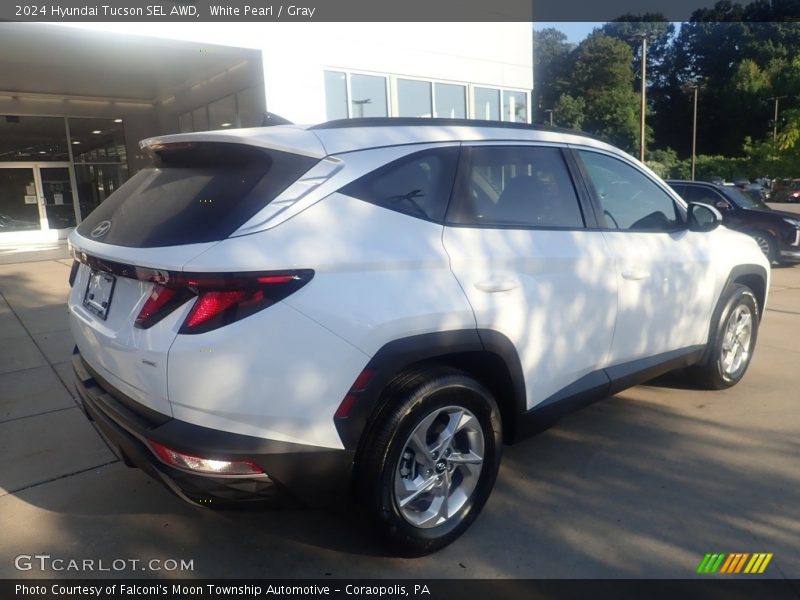 White Pearl / Gray 2024 Hyundai Tucson SEL AWD