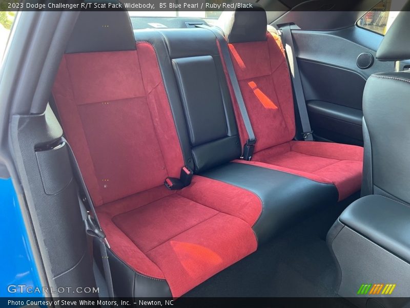 Rear Seat of 2023 Challenger R/T Scat Pack Widebody