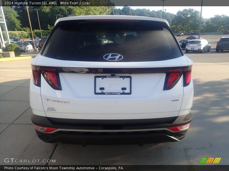 White Pearl / Gray 2024 Hyundai Tucson SEL AWD