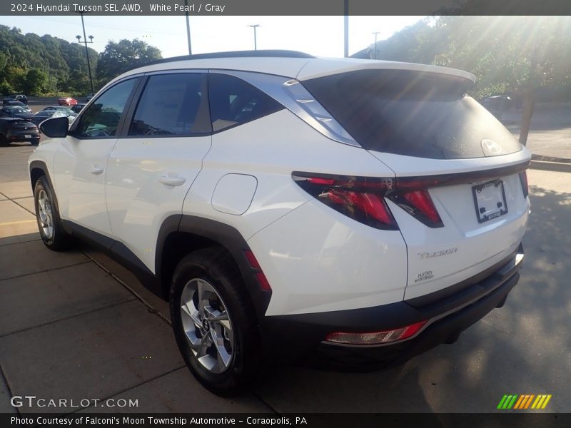White Pearl / Gray 2024 Hyundai Tucson SEL AWD