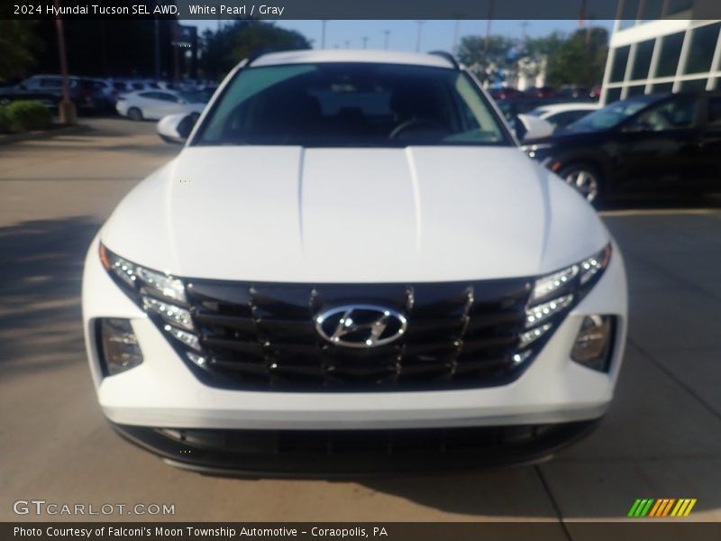 White Pearl / Gray 2024 Hyundai Tucson SEL AWD