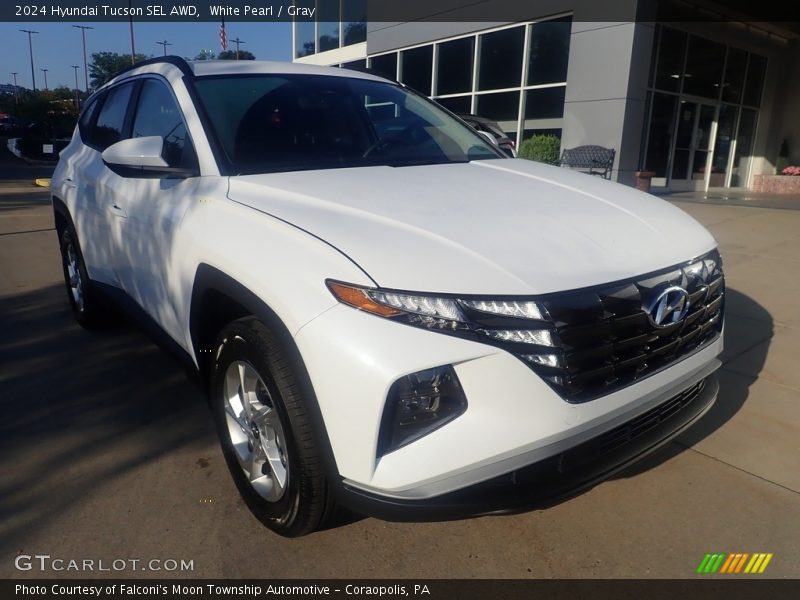 White Pearl / Gray 2024 Hyundai Tucson SEL AWD