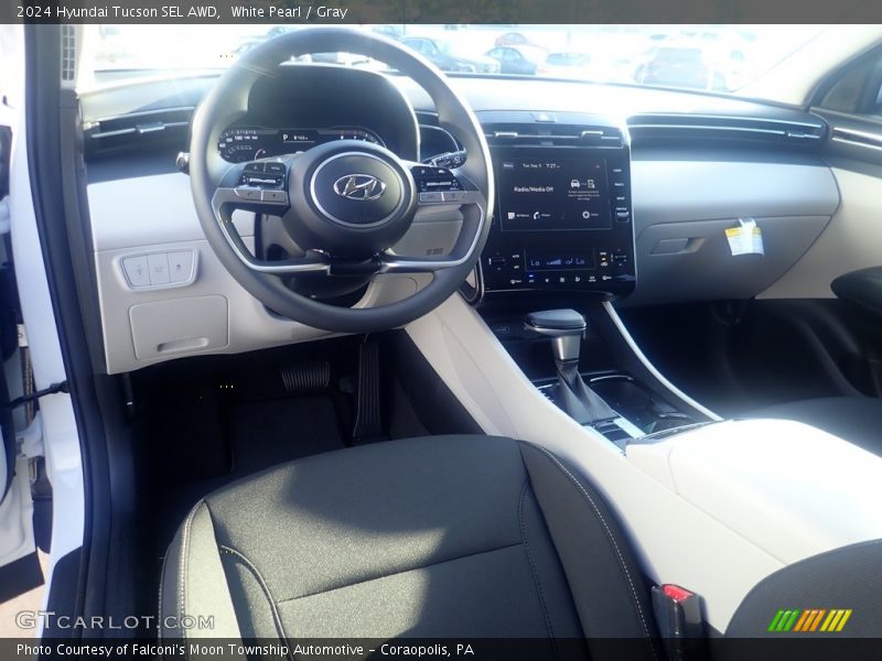 White Pearl / Gray 2024 Hyundai Tucson SEL AWD