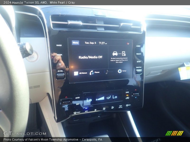 White Pearl / Gray 2024 Hyundai Tucson SEL AWD