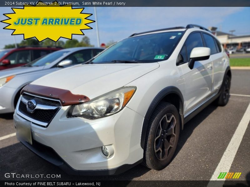 Satin White Pearl / Ivory 2014 Subaru XV Crosstrek 2.0i Premium