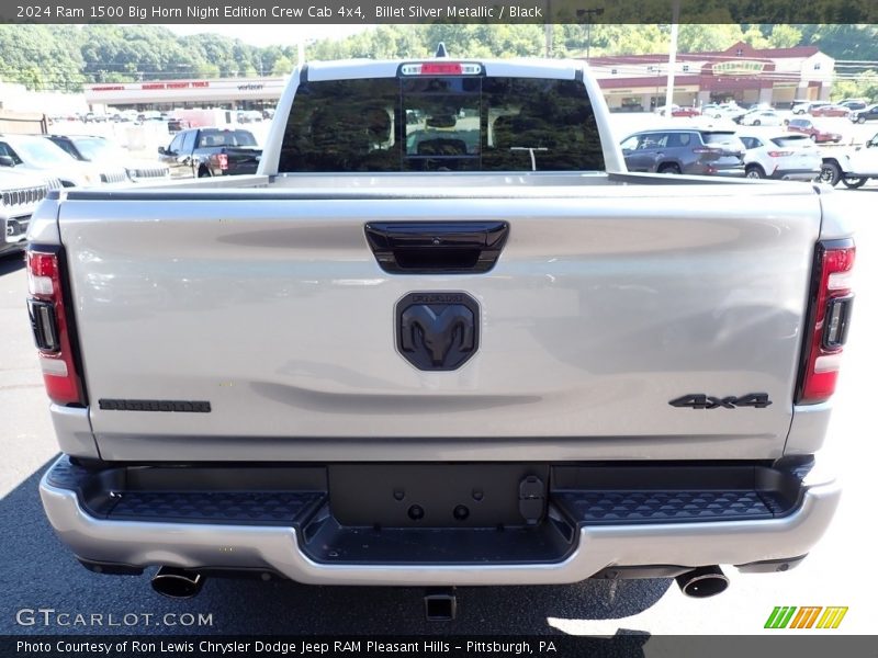 Billet Silver Metallic / Black 2024 Ram 1500 Big Horn Night Edition Crew Cab 4x4