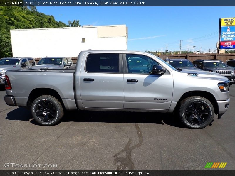  2024 1500 Big Horn Night Edition Crew Cab 4x4 Billet Silver Metallic
