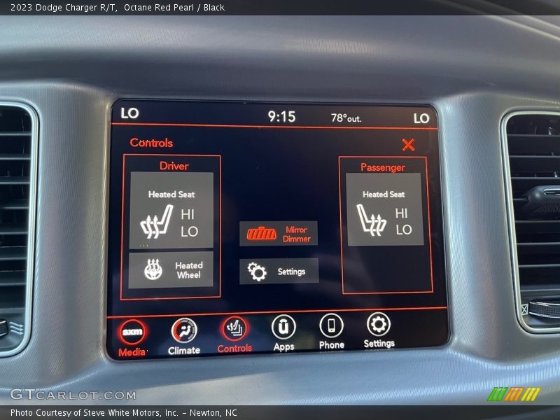 Controls of 2023 Charger R/T