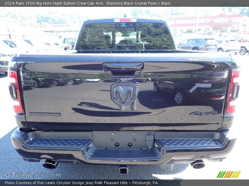 Diamond Black Crystal Pearl / Black 2024 Ram 1500 Big Horn Night Edition Crew Cab 4x4