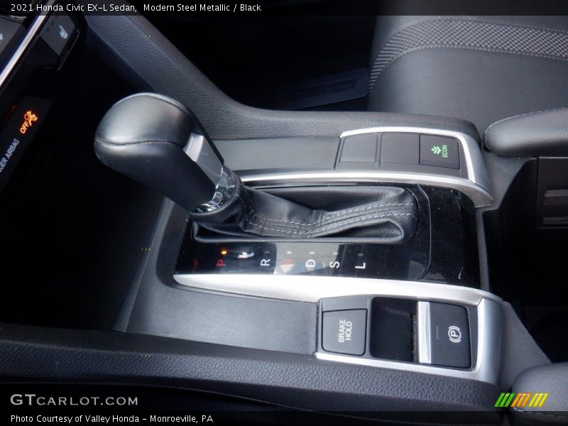  2021 Civic EX-L Sedan CVT Automatic Shifter