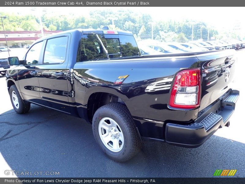 Diamond Black Crystal Pearl / Black 2024 Ram 1500 Tradesman Crew Cab 4x4