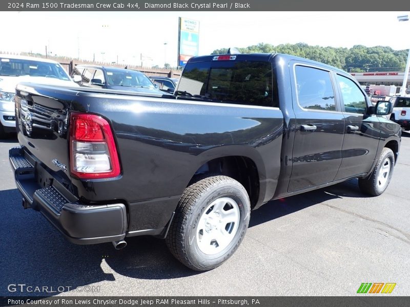 Diamond Black Crystal Pearl / Black 2024 Ram 1500 Tradesman Crew Cab 4x4