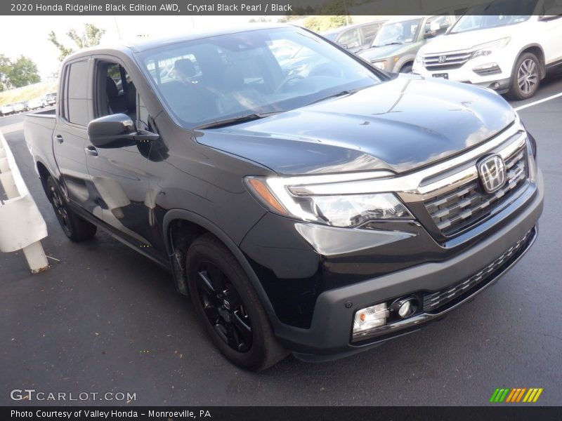 Crystal Black Pearl / Black 2020 Honda Ridgeline Black Edition AWD