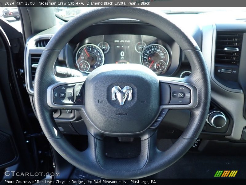  2024 1500 Tradesman Crew Cab 4x4 Steering Wheel