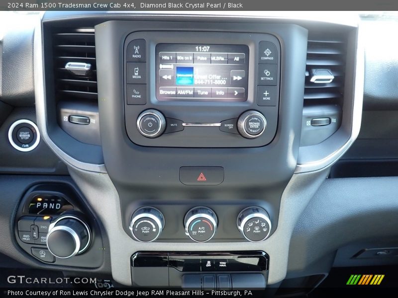 Controls of 2024 1500 Tradesman Crew Cab 4x4