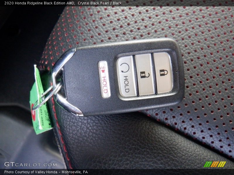 Crystal Black Pearl / Black 2020 Honda Ridgeline Black Edition AWD