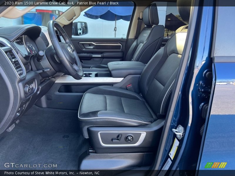 Front Seat of 2020 1500 Laramie Crew Cab 4x4