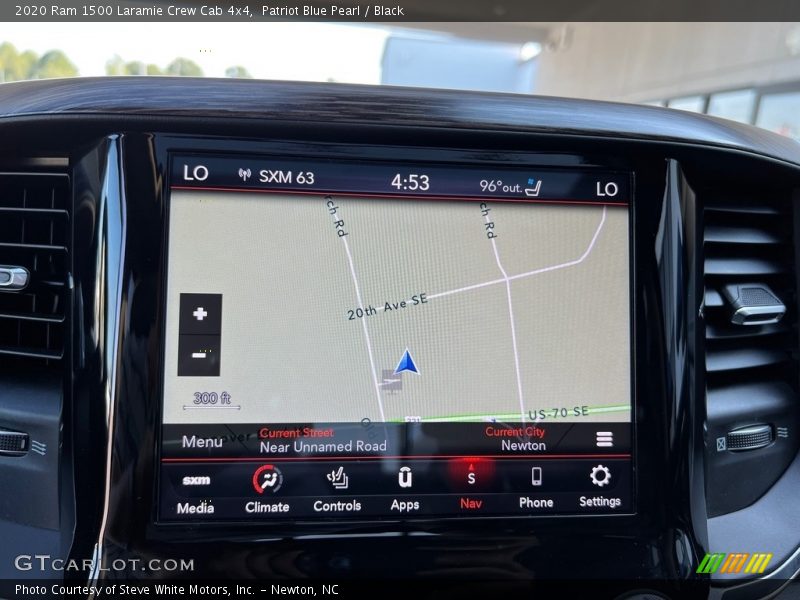 Navigation of 2020 1500 Laramie Crew Cab 4x4