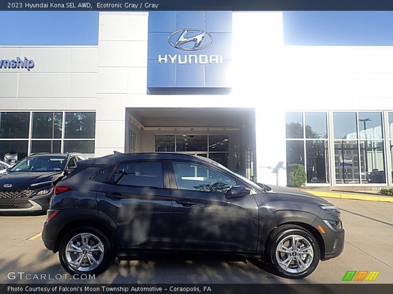 Ecotronic Gray / Gray 2023 Hyundai Kona SEL AWD