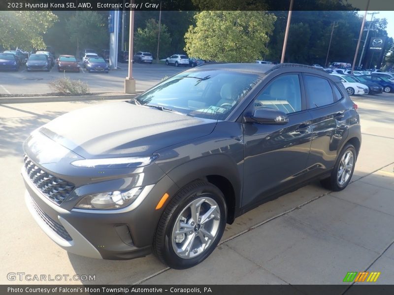Ecotronic Gray / Gray 2023 Hyundai Kona SEL AWD