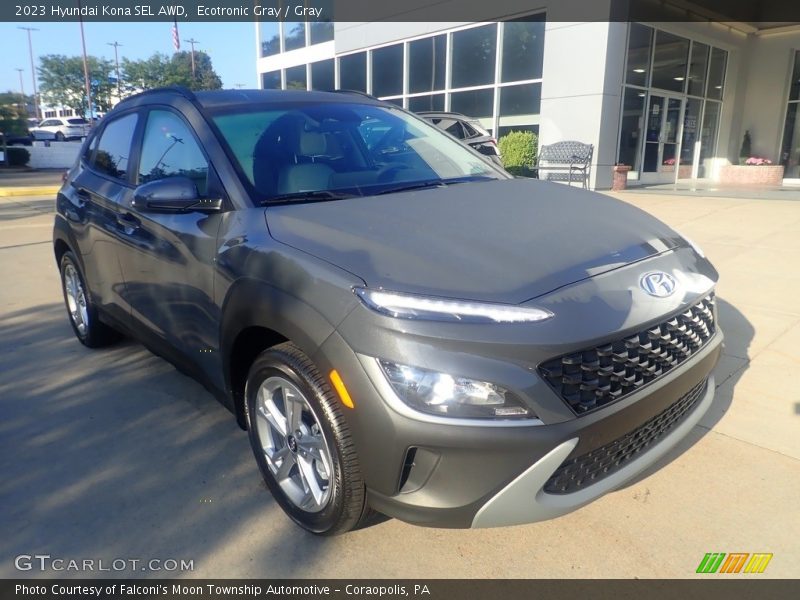 Ecotronic Gray / Gray 2023 Hyundai Kona SEL AWD