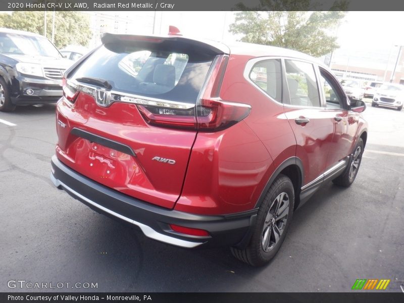 Radiant Red Metallic / Gray 2020 Honda CR-V LX AWD