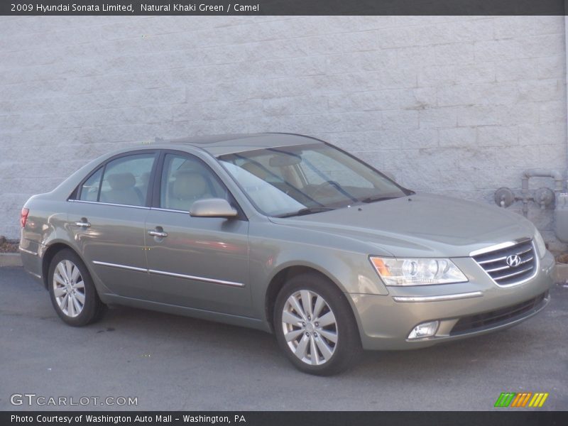 Natural Khaki Green / Camel 2009 Hyundai Sonata Limited
