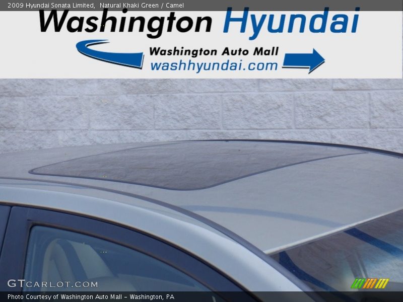 Natural Khaki Green / Camel 2009 Hyundai Sonata Limited
