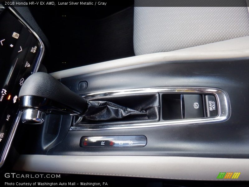 Lunar Silver Metallic / Gray 2018 Honda HR-V EX AWD
