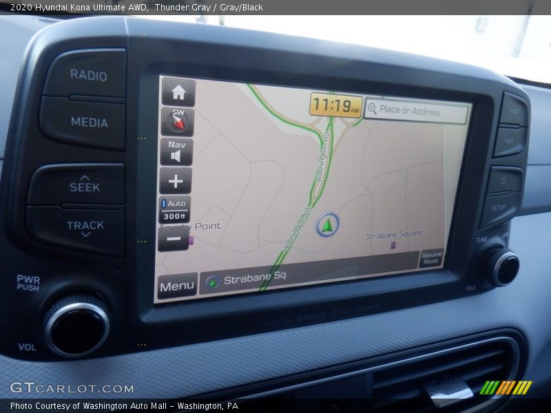 Navigation of 2020 Kona Ultimate AWD