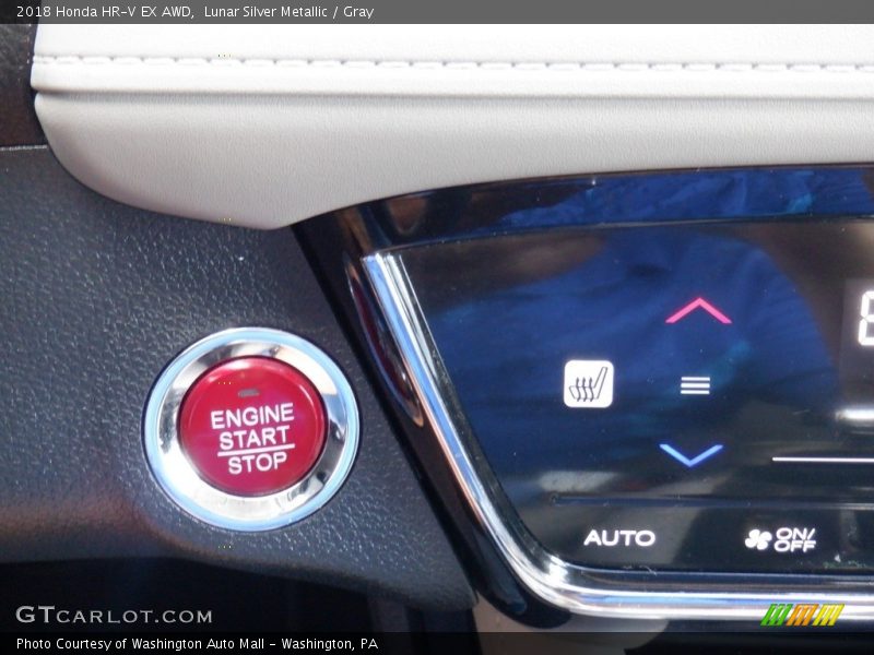 Lunar Silver Metallic / Gray 2018 Honda HR-V EX AWD
