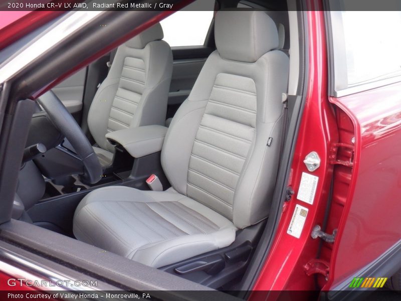 Radiant Red Metallic / Gray 2020 Honda CR-V LX AWD