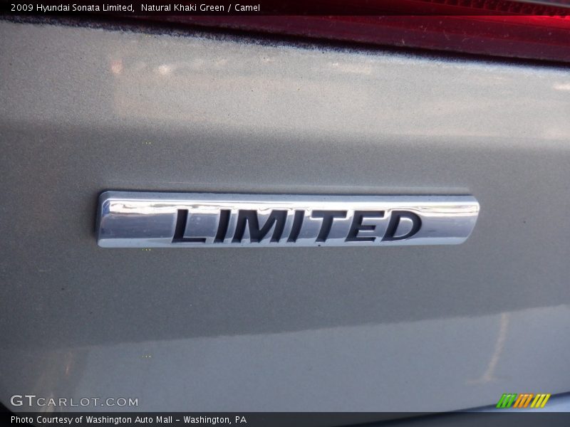 Natural Khaki Green / Camel 2009 Hyundai Sonata Limited