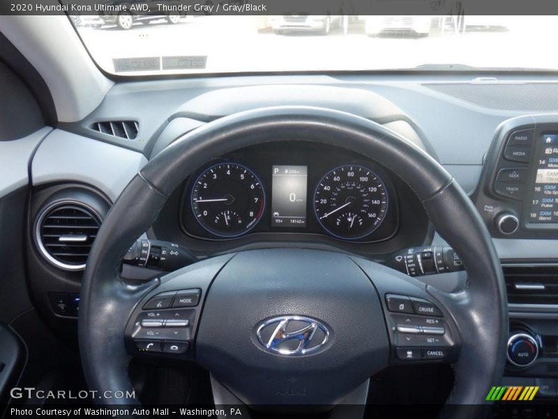 2020 Kona Ultimate AWD Steering Wheel