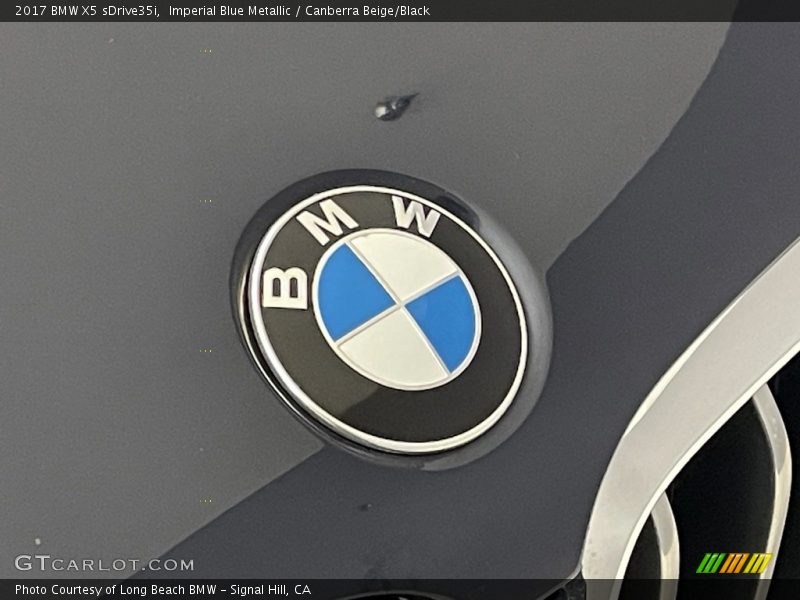 Imperial Blue Metallic / Canberra Beige/Black 2017 BMW X5 sDrive35i