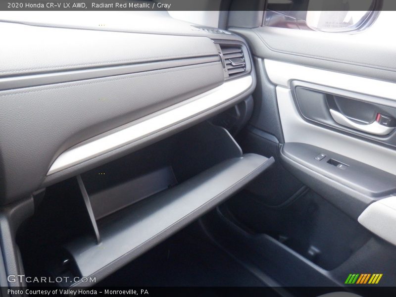 Radiant Red Metallic / Gray 2020 Honda CR-V LX AWD