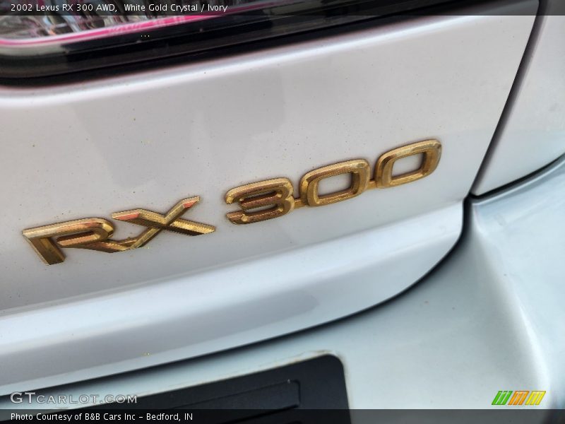 White Gold Crystal / Ivory 2002 Lexus RX 300 AWD