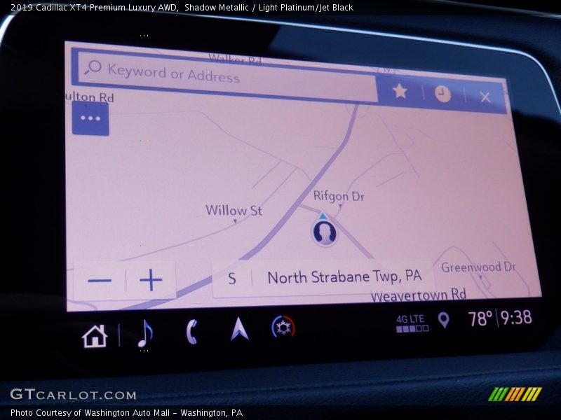 Navigation of 2019 XT4 Premium Luxury AWD