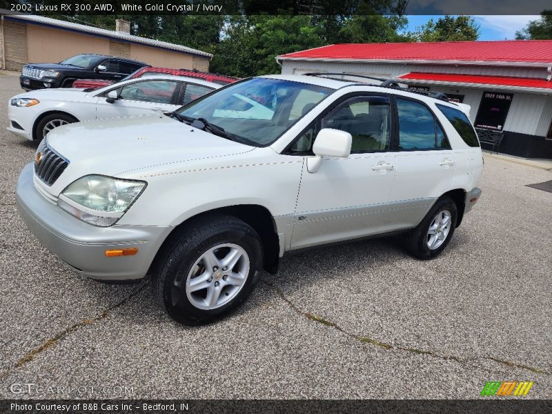 White Gold Crystal / Ivory 2002 Lexus RX 300 AWD