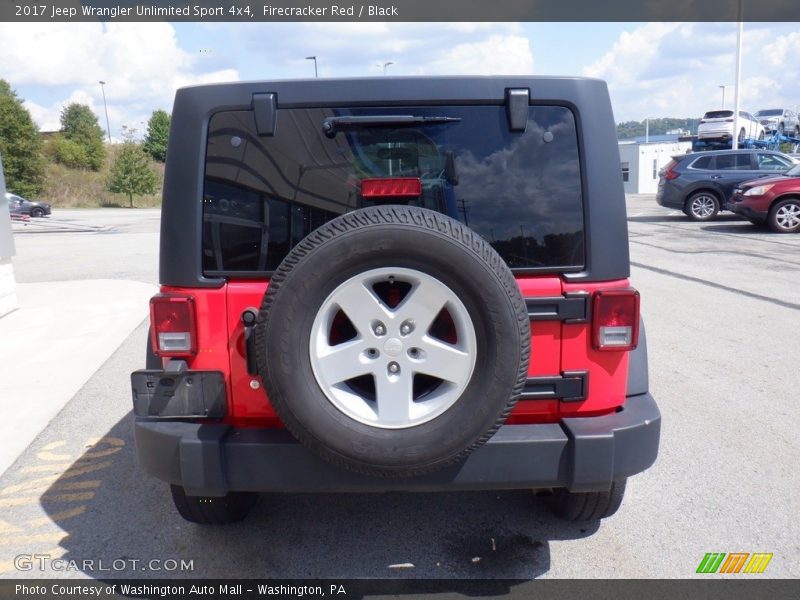 Firecracker Red / Black 2017 Jeep Wrangler Unlimited Sport 4x4