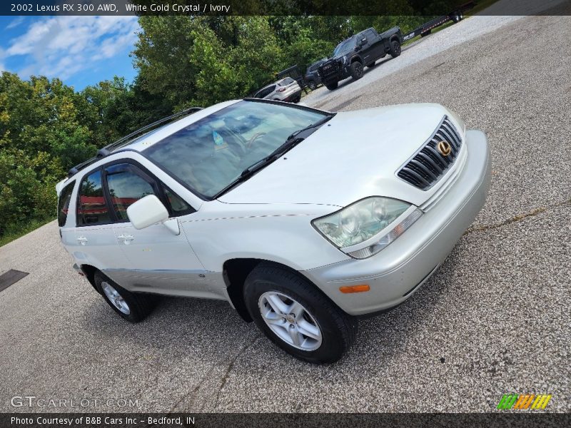 White Gold Crystal / Ivory 2002 Lexus RX 300 AWD