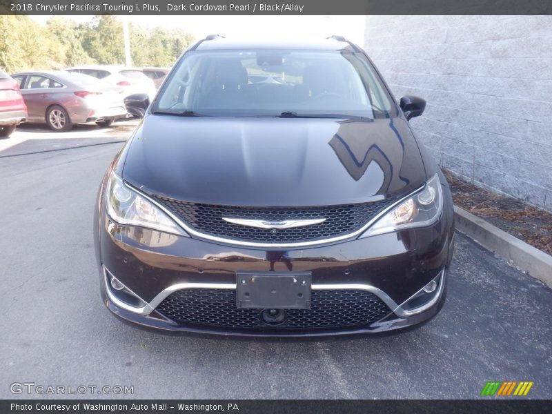 Dark Cordovan Pearl / Black/Alloy 2018 Chrysler Pacifica Touring L Plus