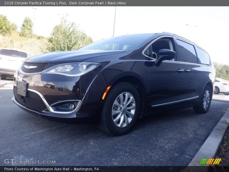 Dark Cordovan Pearl / Black/Alloy 2018 Chrysler Pacifica Touring L Plus